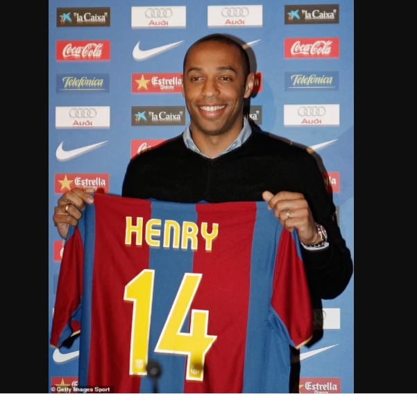 Arsenal legend, Thierry Henry opens up on his mental health struggles after leaving the club for Barcelona as he went through £10m divorce