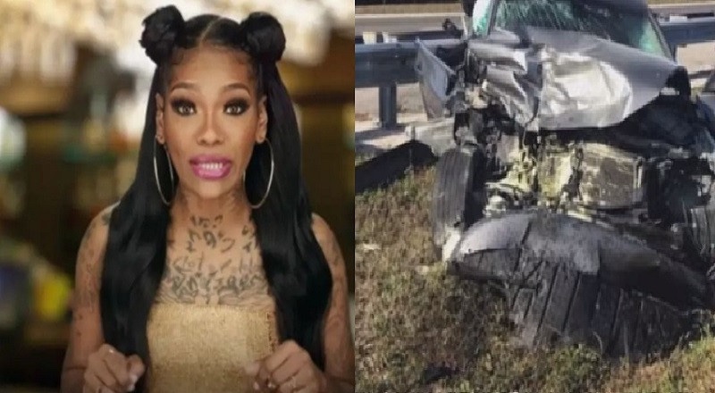 ‘Love And Hip-Hop’ Star, Apple Watts’ reportedly on Life Support following serious car accident