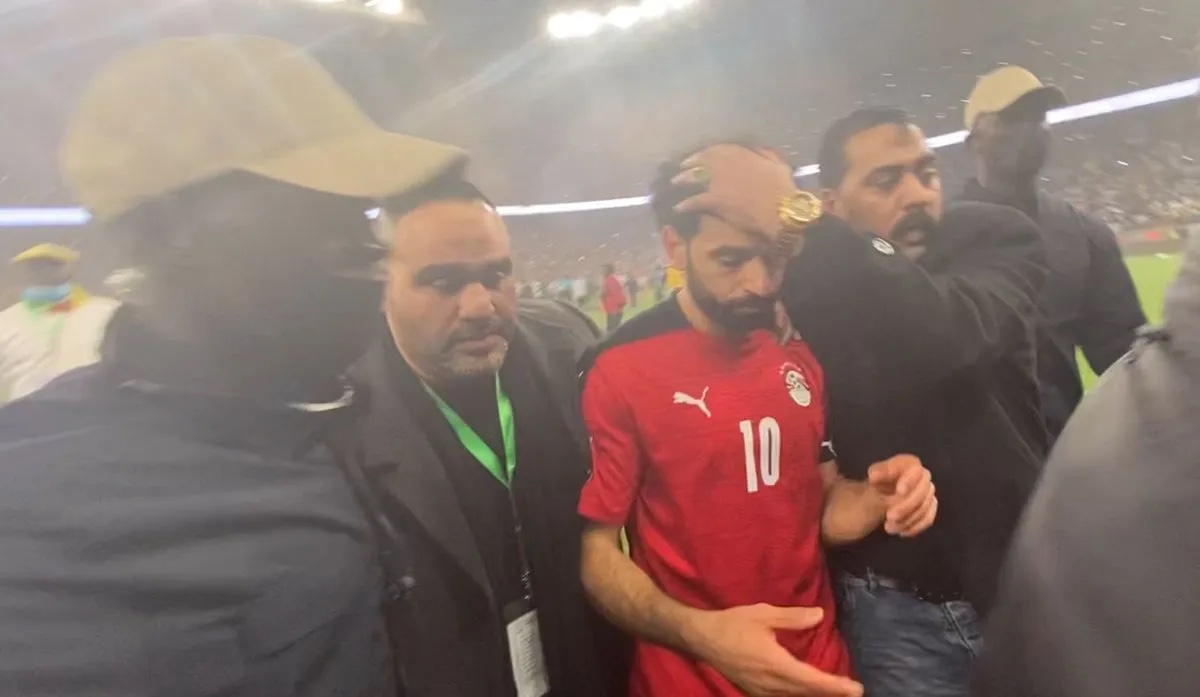 World Cup: Mo Salah Protected By Security As He’s Struck By Missiles In Senegal