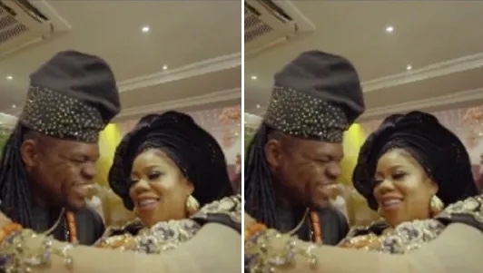 Toyin Lawani Reveals Husband’s Face On First Wedding Anniversary As Couple Release Song
