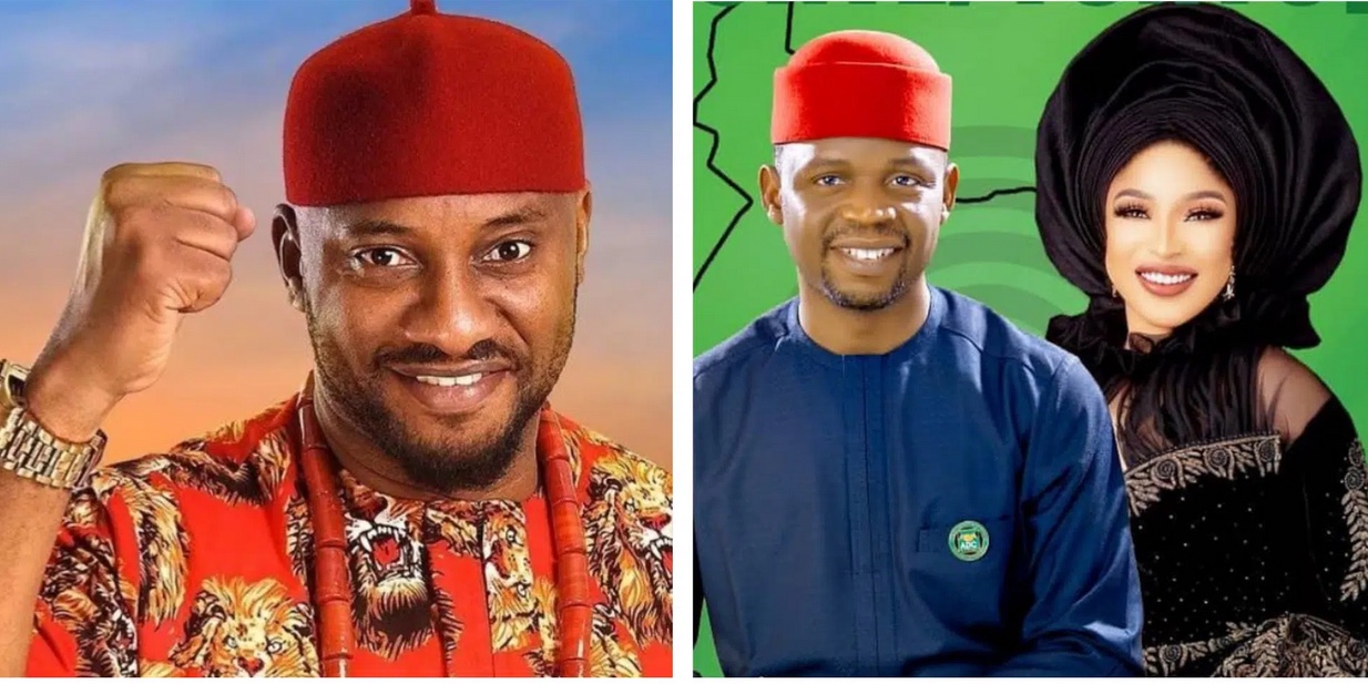 Yul Edochie Reacts As Tonto Dikeh Emerges ADC Deputy Governorship Candidate