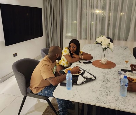 Don’t get involved in a man and woman’s relationship – Davido’s aide, Israel writes as he shares new photo of Davido and Chioma