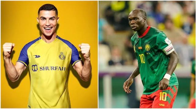 Saudi Arabia club, Al Nassr Terminates Cameroon’s Aboubakar’s Contract To Register Ronaldo