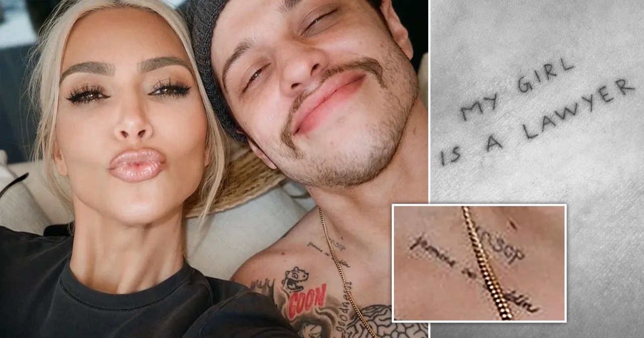 Pete Davidson Removes Kim Kardashian Tattoos