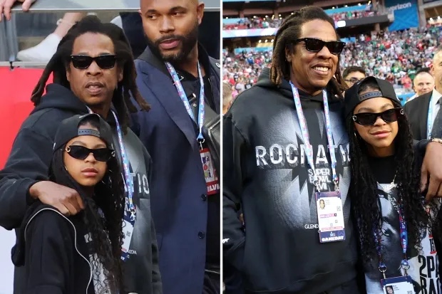 Blue Ivy Joins Dad JAY-Z At The 2023 Super Bowl