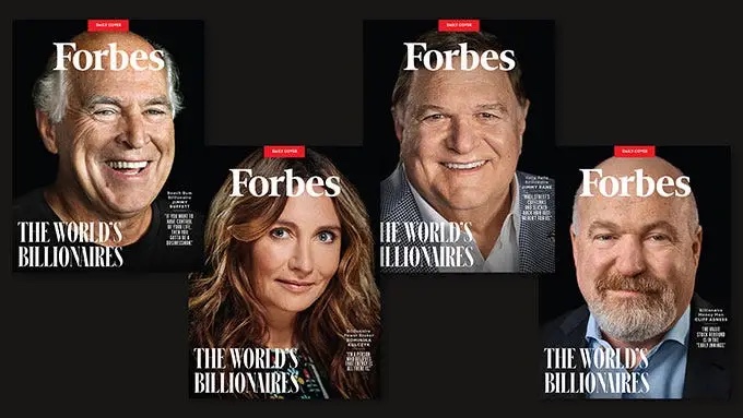 Full List Of Forbes’ 25 World Billionaires