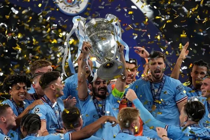Man City wins Champions League for first time