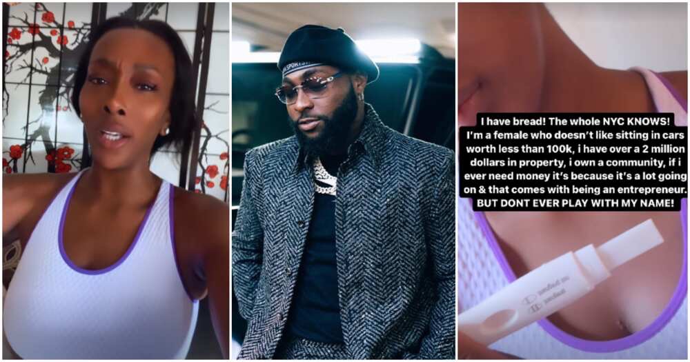 American lady, Anita Brown claims she’s pregnant for Davido