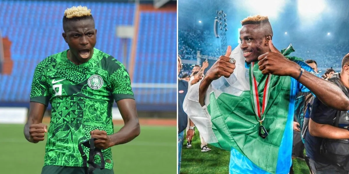 Nigerian striker, Victor Osimhen makes 30-man list for CAF Awards 2023