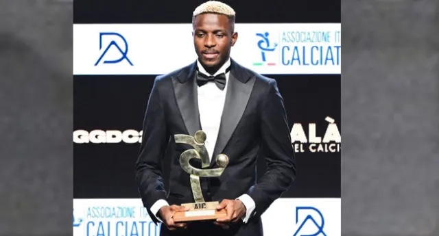 Osimhen bags AIC Footballer of the Year award