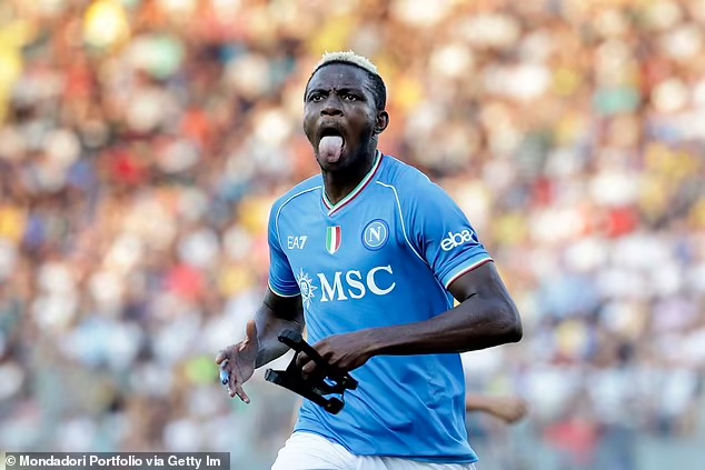 Footballer , Victor Osimhen is set to sign new Napoli contract raising his release clause to £112m