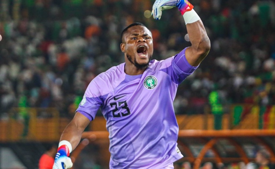 Super Eagles goalkeeper, Stanley Nwabali cleared to feature in quarterfinal clash for Nigeria against Angola