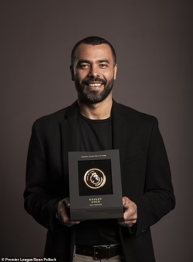 Ashley Cole inducted into the Premier League’s Hall of Fame