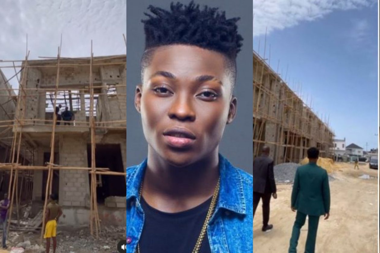 Reekado Banks displays his pending multimillion naira building project