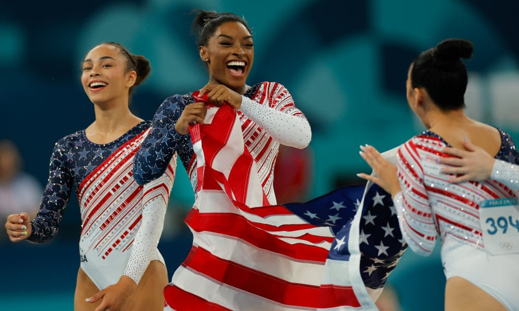 Paris Olympics: Simone Biles leads USA to women’s gymnastics team gold becoming America’s most decorated gymnast ever