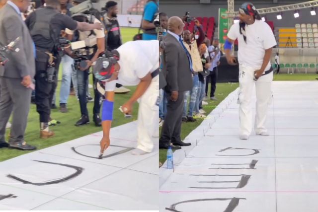 Nigerian man to break Guinness World Record for largest drawing