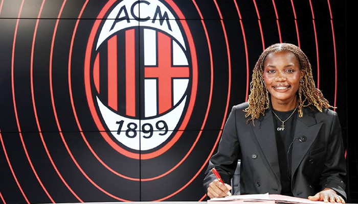 Former Nigerian striker, Peter Ijeh’s daughter Evelyn joins AC Milan on permanent deal