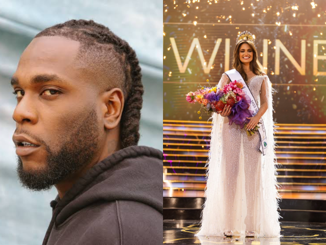 Burna Boy mocks South Africans after Miss South Africa was announced