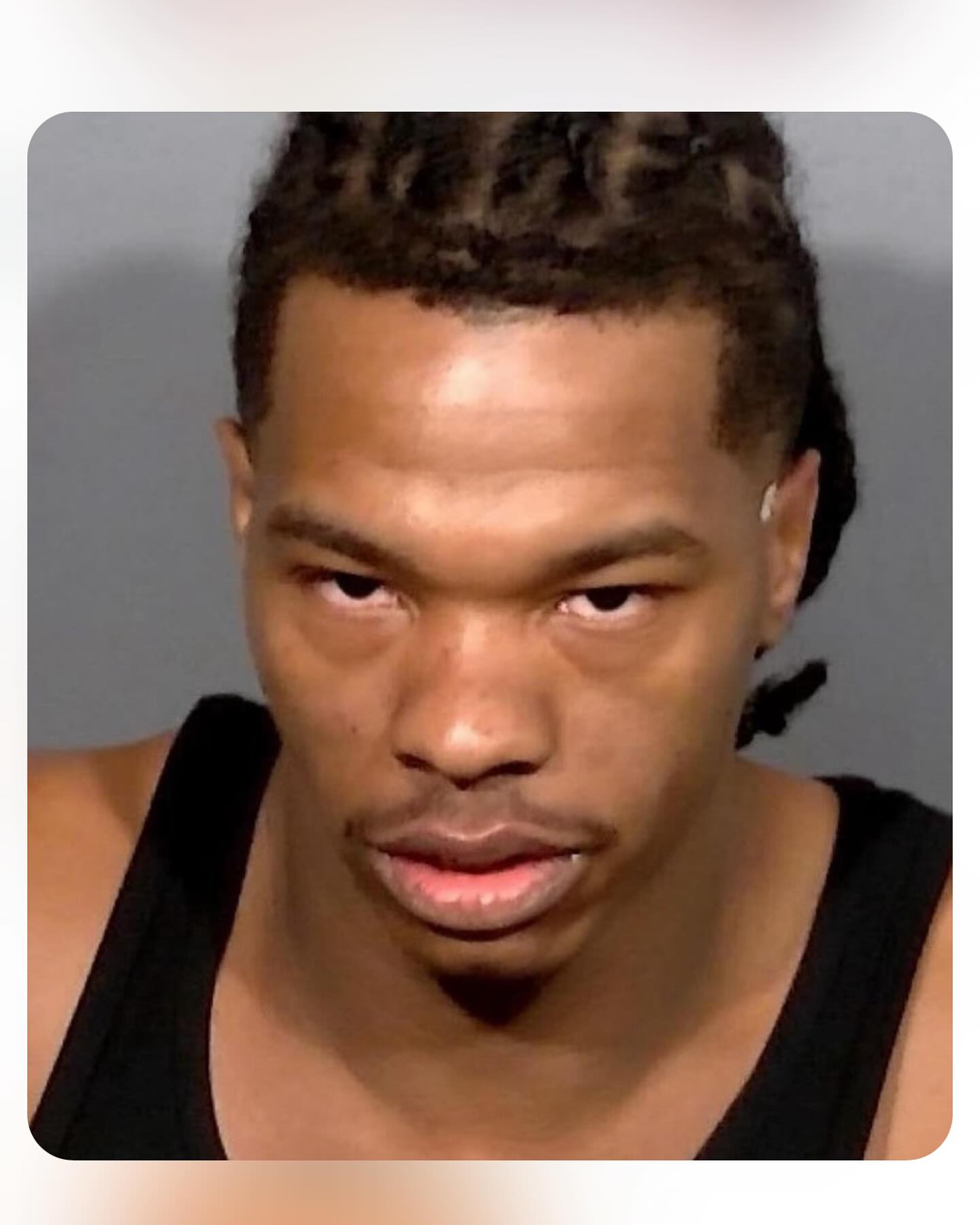 Rapper Lil Baby’s mugshot released after his arrest in Las Vegas