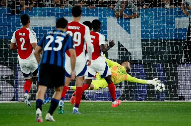 Atalanta 0 v 0 Arsenal: Gunners holds Atalanta to a draw in their first UCL game