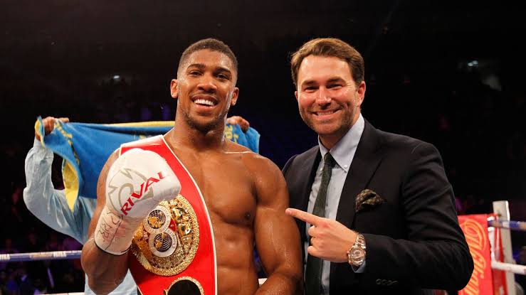 ‘He has five more fights’ – Promoter, Eddie Hearn opens up on Anthony Joshua’s retirement plans