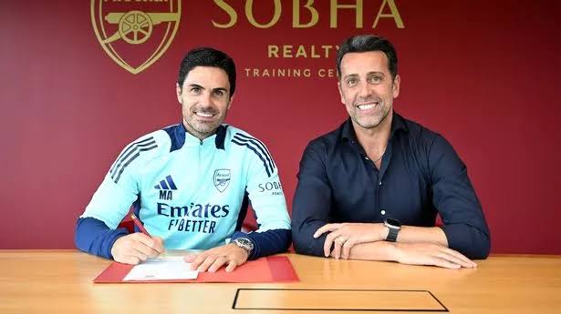 Mikel Arteta signs new three year deal with Arsenal