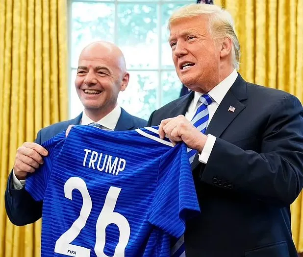 FIFA President congratulates Donald Trump