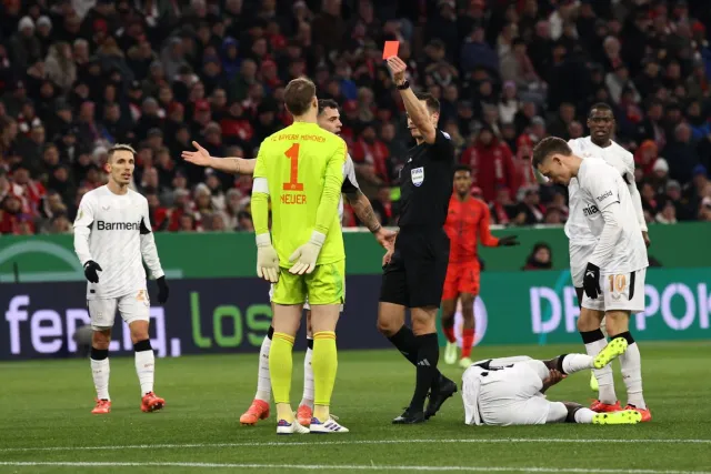 Bayern’s Manuel Neuer gets FIRST Red card