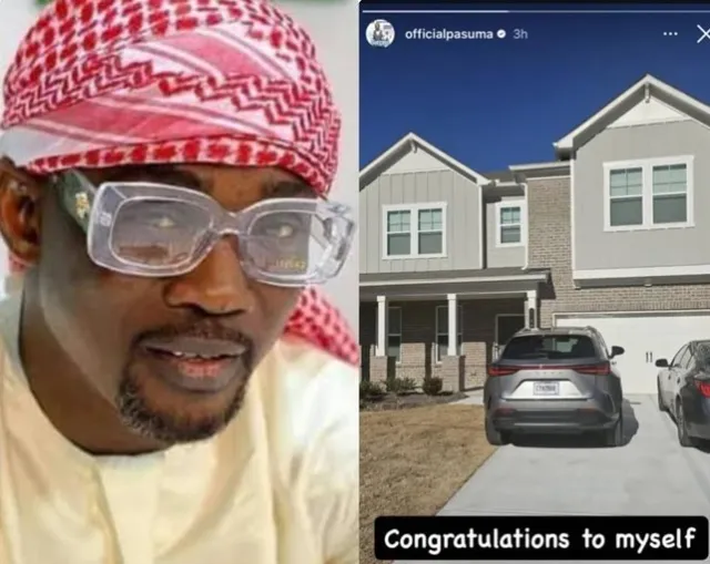 Pasuma purchases new house in America