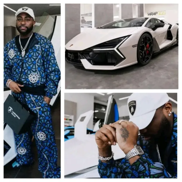 Davido acquires Lamborghini Revuelto