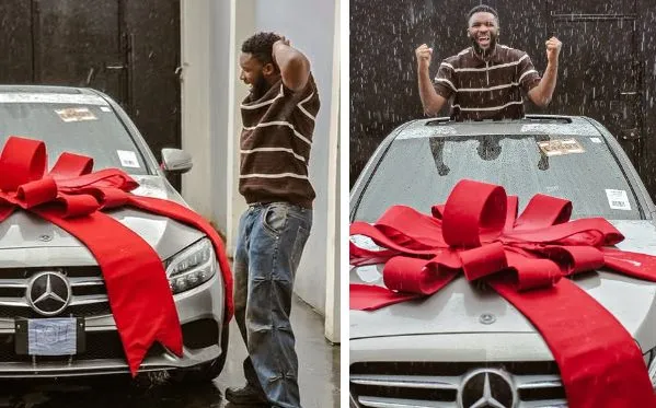 Ebuka Songs shows off new car
