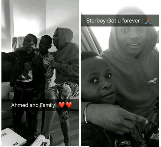 Wizkid Shows Off His New Young Talent, Ahmed