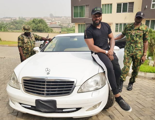 Harrysong acquires New Bulletproof Mercedes SE350