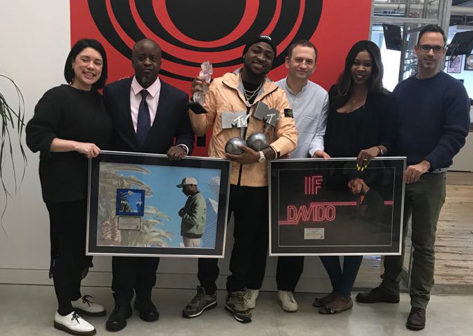 Davido Receives Diamond and Platinum Plaques For Massive Sale Of Fall & IF