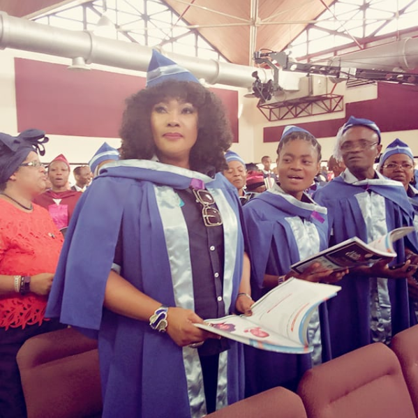 Lovely Photos From Actress Eucharia Anunobi’s Graduation From RCCG School Of Disciples