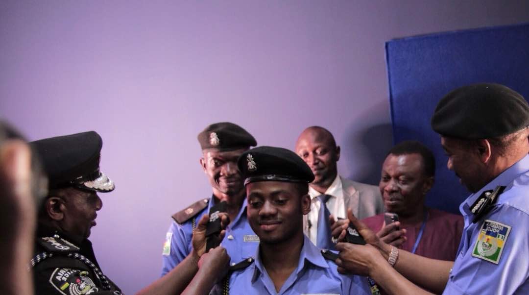 Mavin’s star Korede Bello decorated with the honorary title of Superintendent of Police.