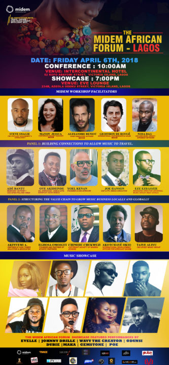 MIDEM African Forum Hits Lagos (Number One Music Conference)