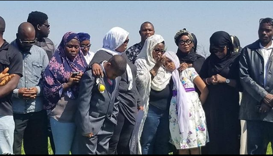 Photos From Nollywood Actress, Aisha Abimbola’s Simple Burial Ceremony In Canada