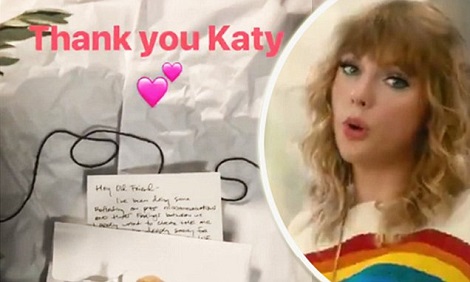 Taylor Swift Posts APOLOGY Letter From Katy Perry