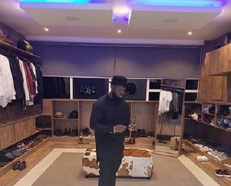 Timaya Shows Off His Walk-In Closet