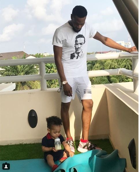 D’banj And His Son Have Cute Moments Together And These Photo Prove It