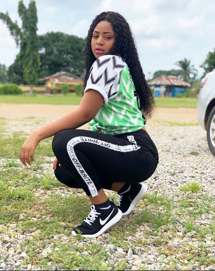 Child Actress Regina Daniels Rocks The Nigerian Jersey With Style In Latest Photos