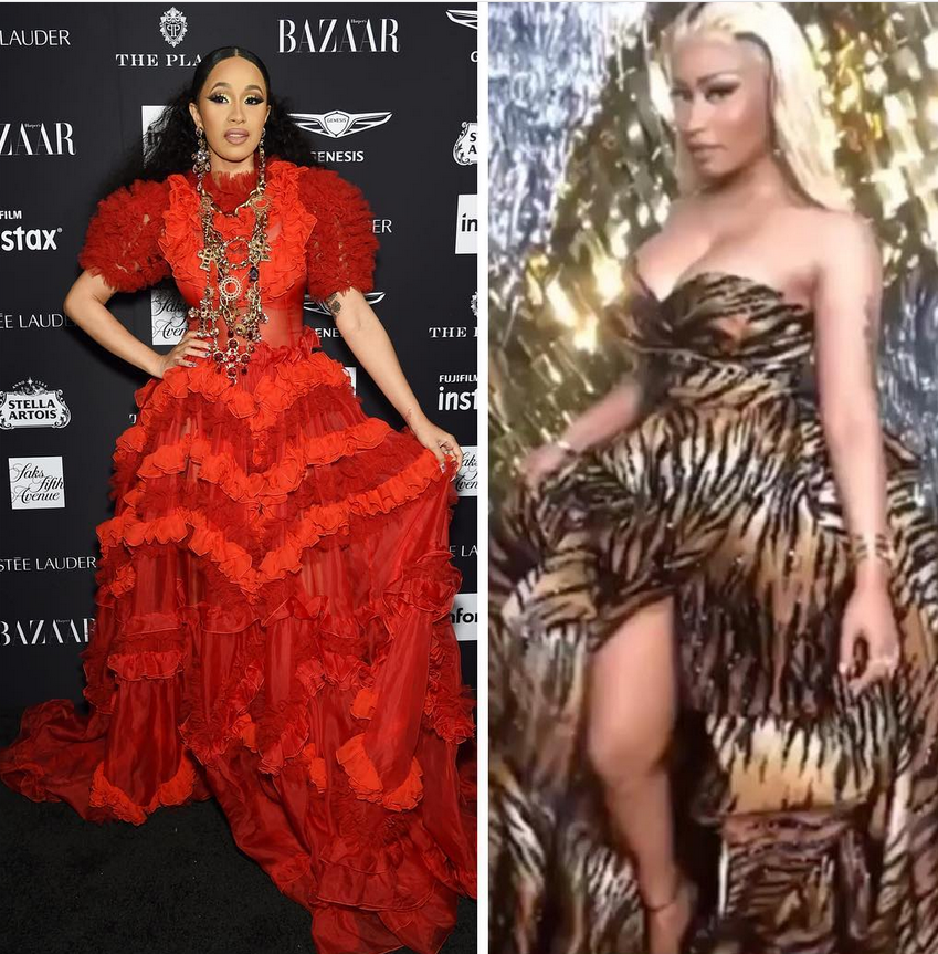 [PHOTOS] Cardi B Attacks Nicki Minaj At NFW Party, Throws A Shoe At Her