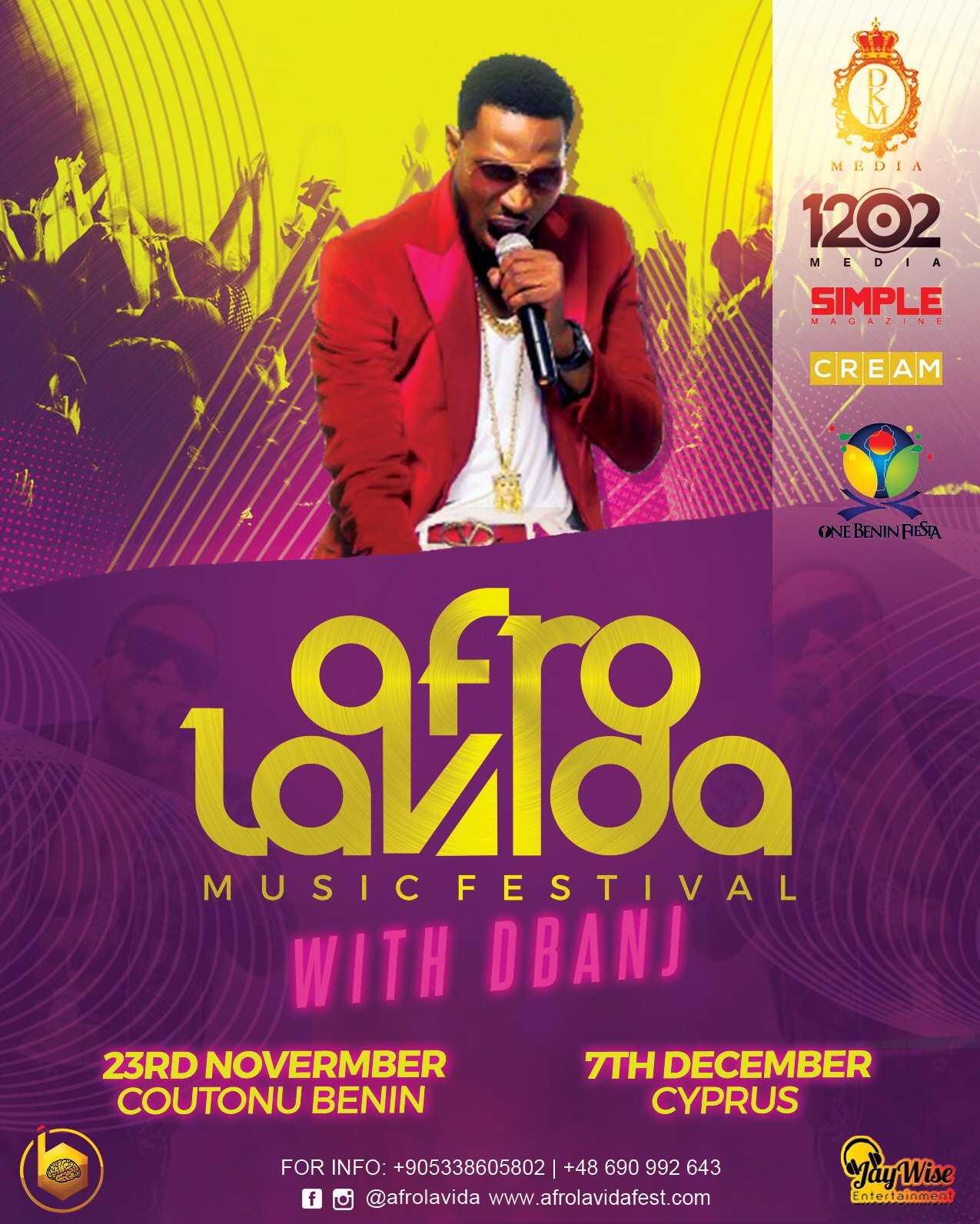 D’BANJ GOES ON TOUR WITH AFROLAVIDA MUSIC FESTIVAL