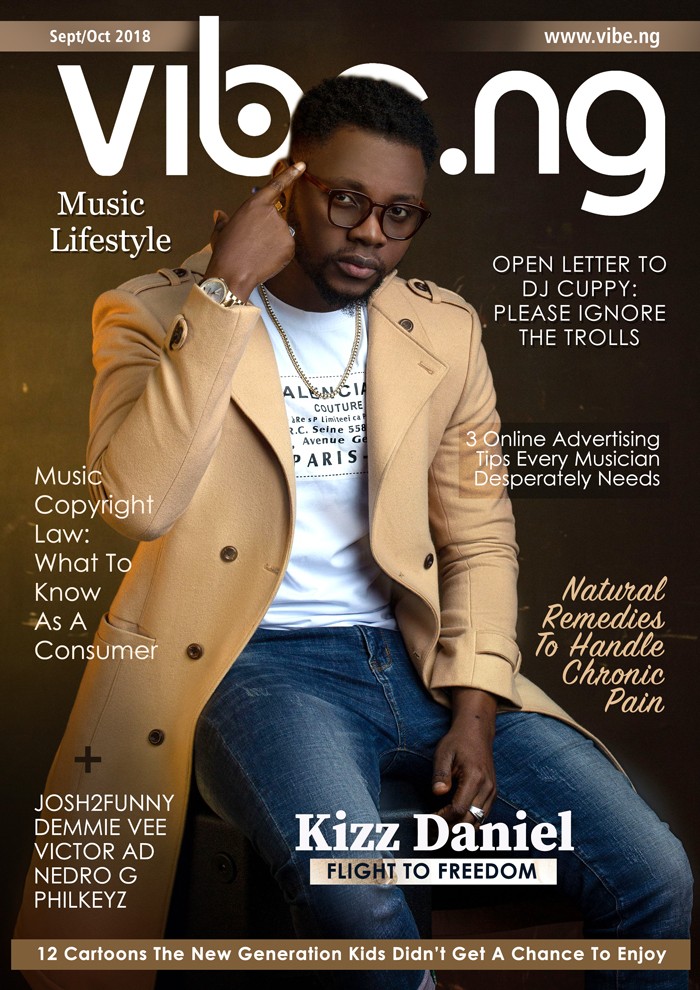Kizz Daniel is the cover star of Vibe.ng latest magazine issue