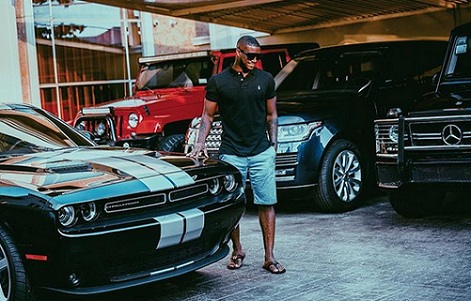 Peter Okoye Shows Off His Fleet Of Cars