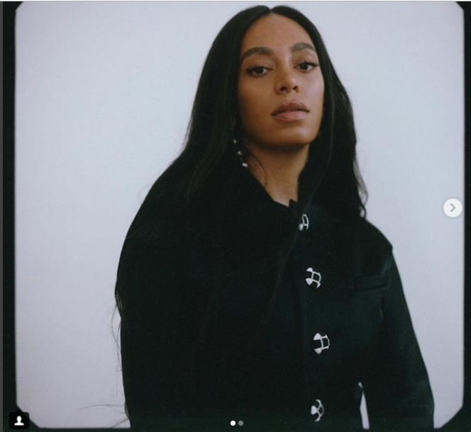 Solange Knowles Strips Down To Her Panties