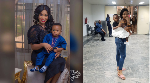 Tonto Dikeh Reveals How She Almost Lost Her Son Three Week Ago