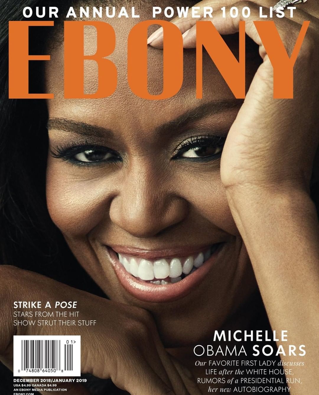 Michelle Obama Is The Cover Star For EBONY Magazine’s 2018 Power 100 Issue