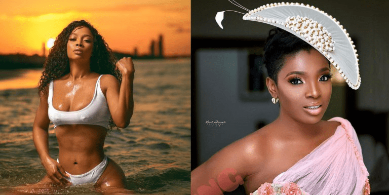 Toke Makinwa Jokes With Annie Idibia About 2Face